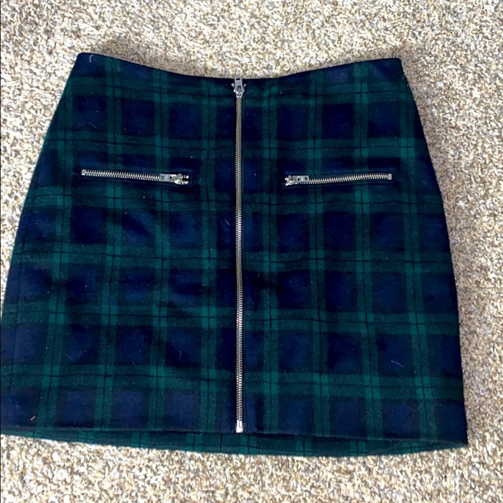 Madewell Plaid Skirt